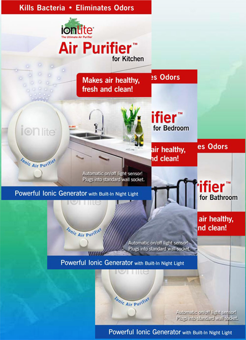 Plug-In Air Purifier - for  Kitchen or Bath or Bed room